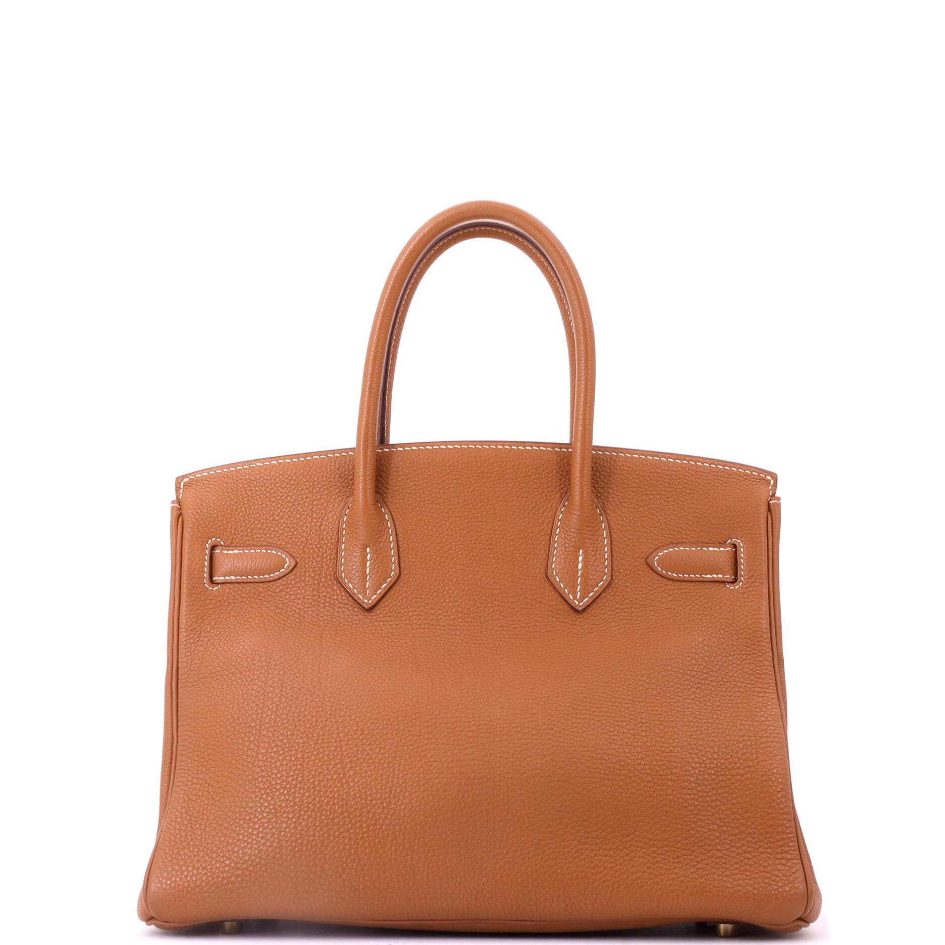 Birkin Handbag Brown Togo with Gold Hardware 30, Alternate, color, Metallic Gold