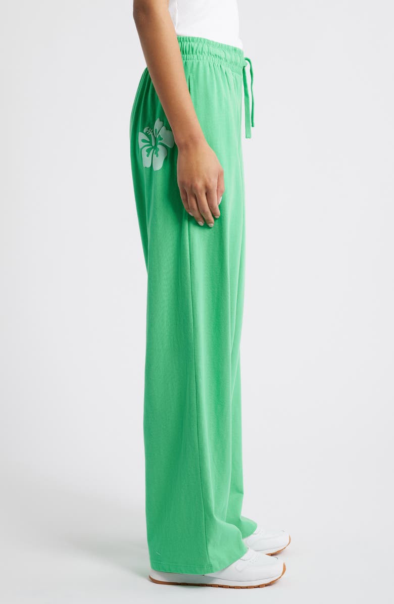 Rip Curl Luxe Surf Wide Leg Track Pants, Alternate, color, Irish Green