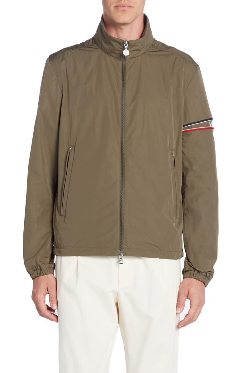 Moncler Ruinette Accent Sleeve Jacket, Main, color, 