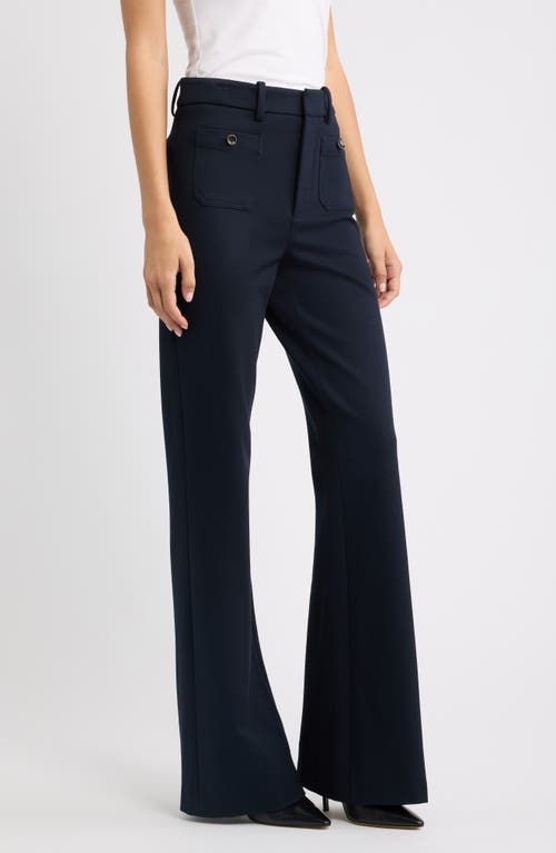 Frame The Pixie Flare Trouser In Navy