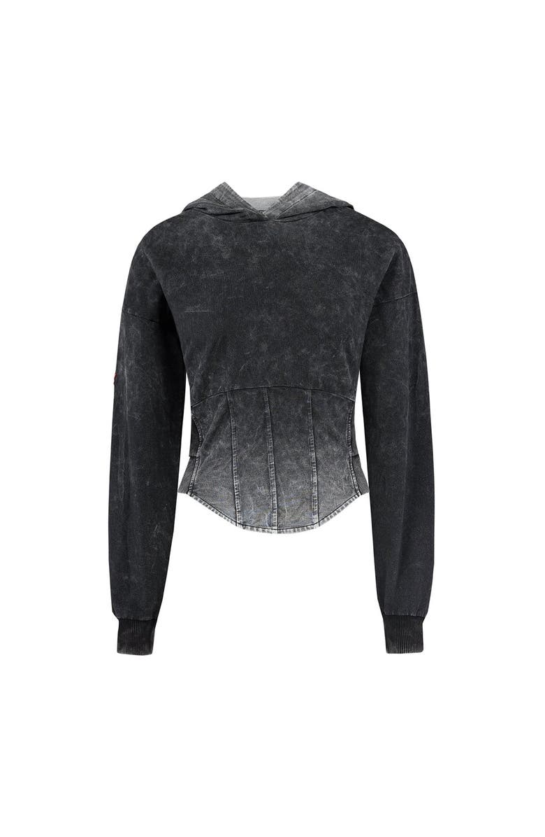 PCFG Free Heaven Acid Wash Hoodie, Main, color, Gray