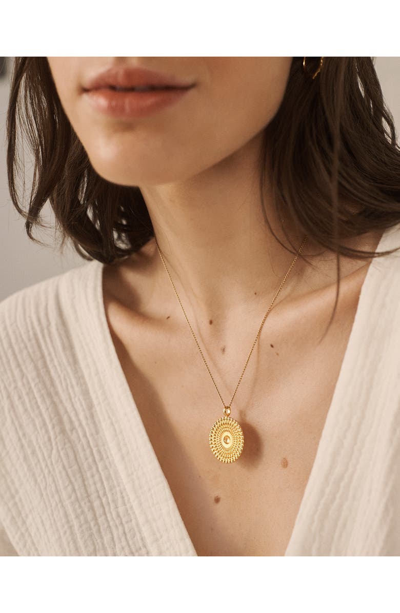 Monica Vinader Juno Disc Pendant, Alternate, color, 