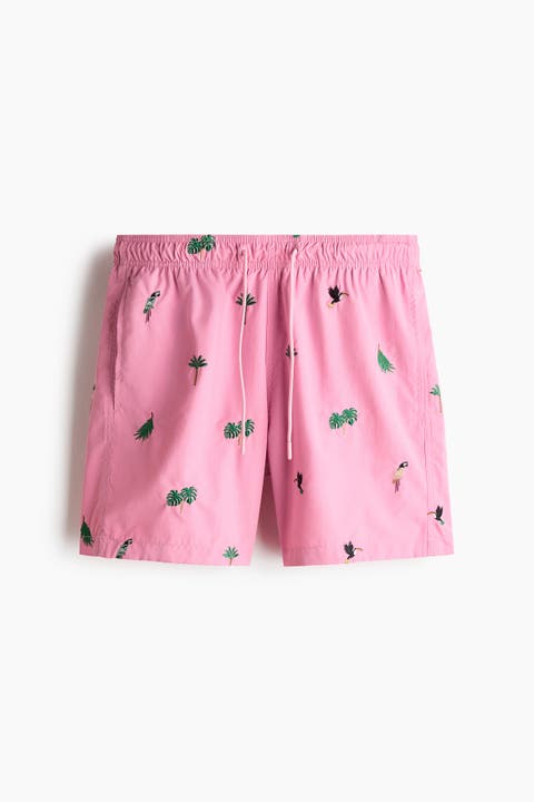 Patterned Swim Shorts