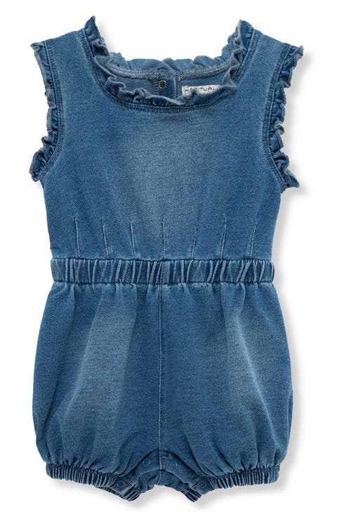 Ruffle Accent Knit Romper (Baby)