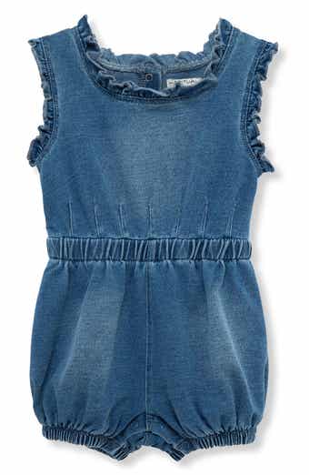 Habitual Kids Ruffle Accent Knit Romper