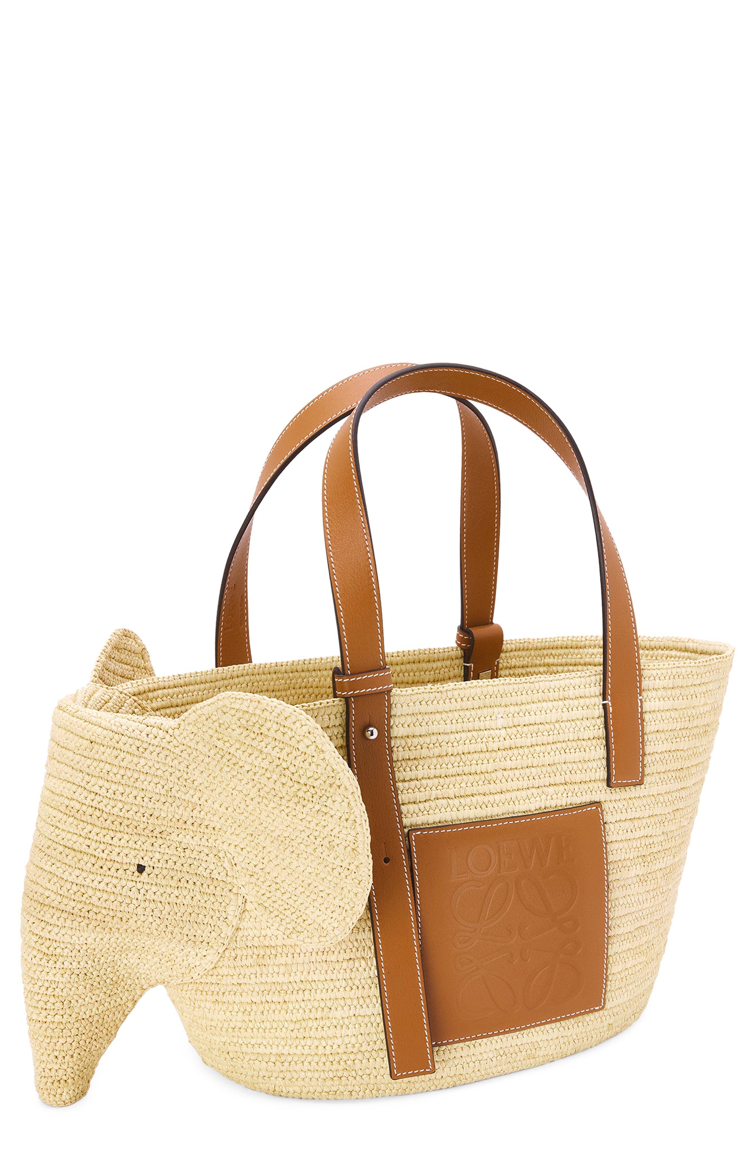 Loewe Elephant Basket Bag, Main, color, 
