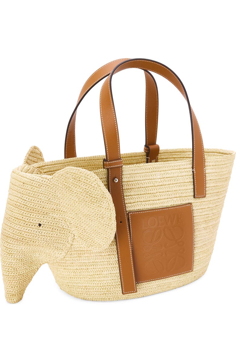 Loewe Elephant Basket Bag, Main, color,