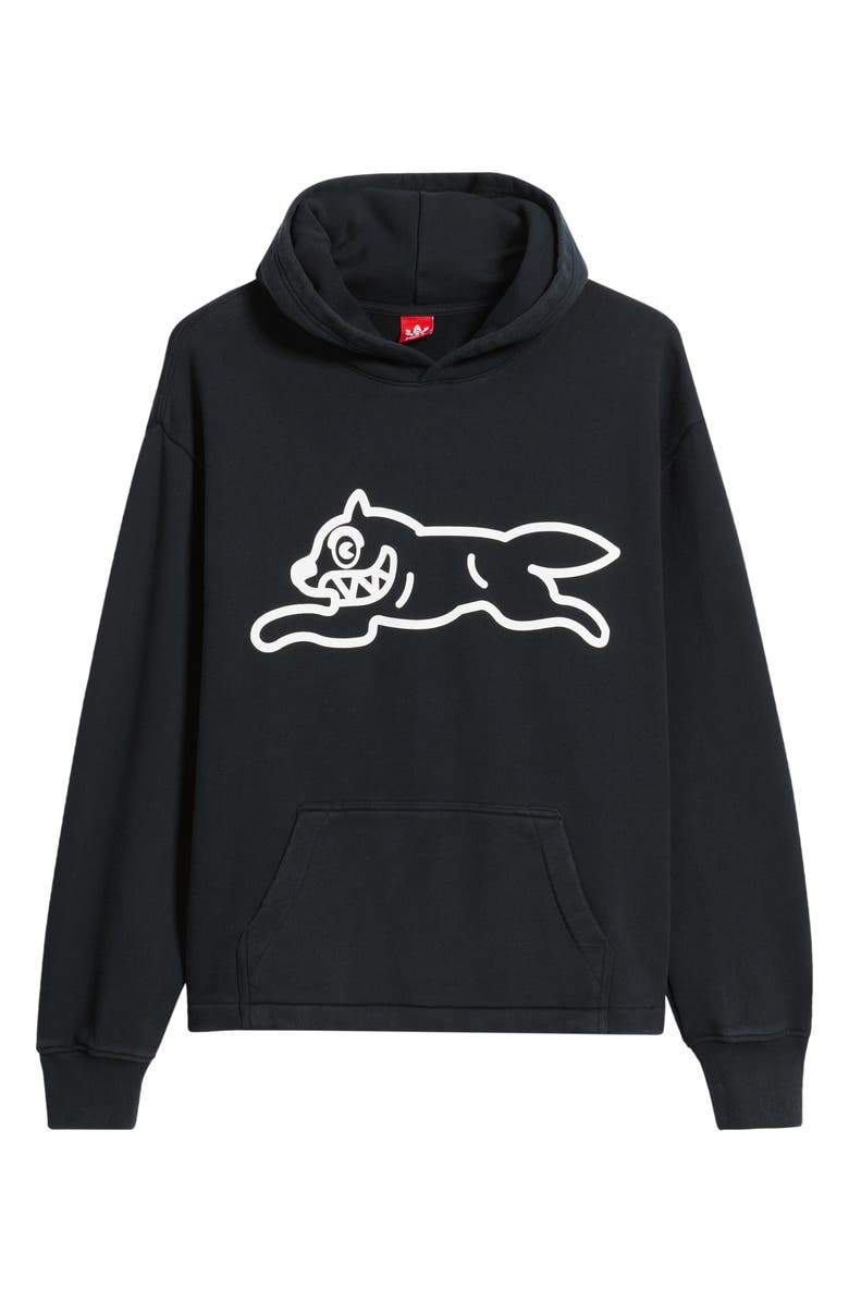 ICECREAM Run Logo Cotton French Terry Hoodie, Alternate, color, Black