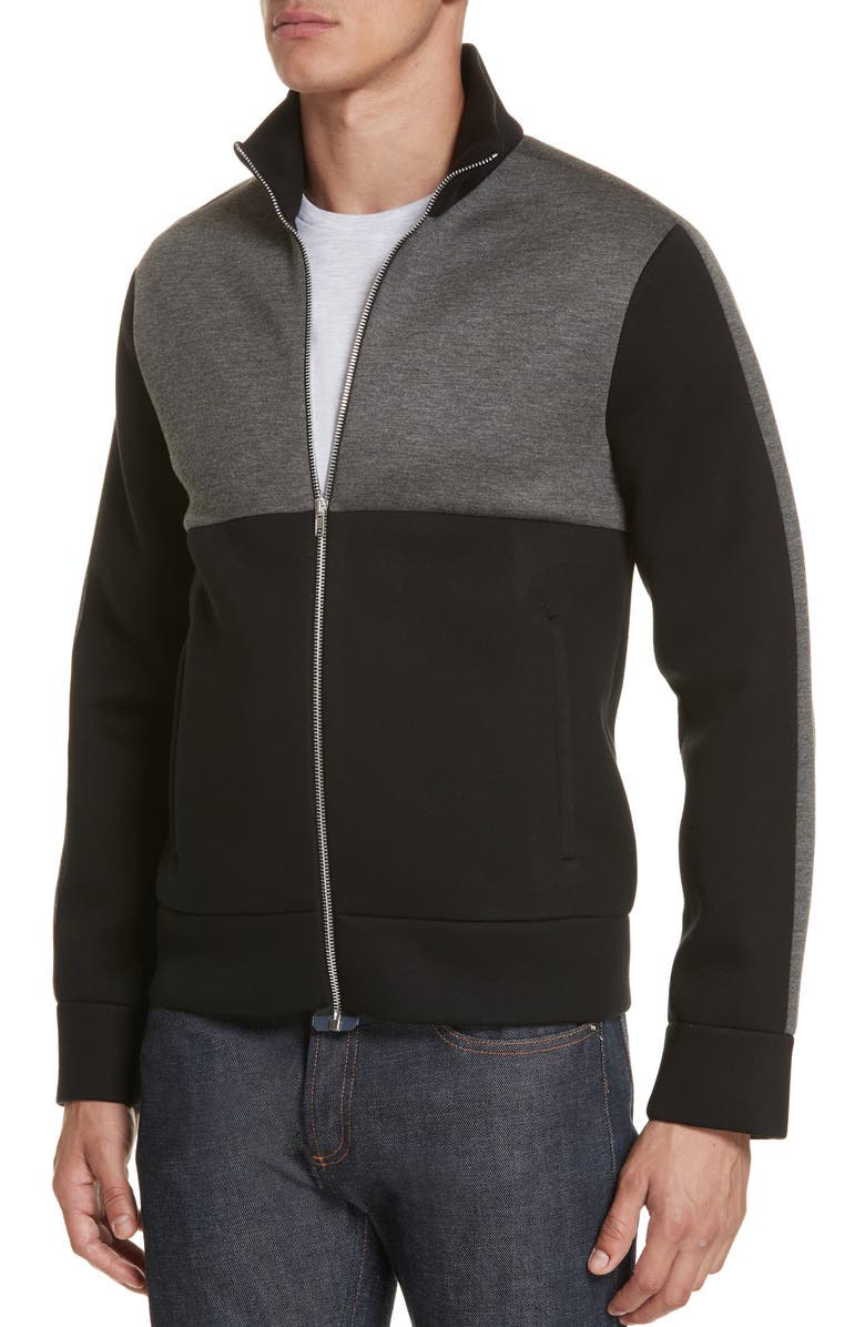 Helmut Lang Contrast Track Jacket, Alternate, color, 
