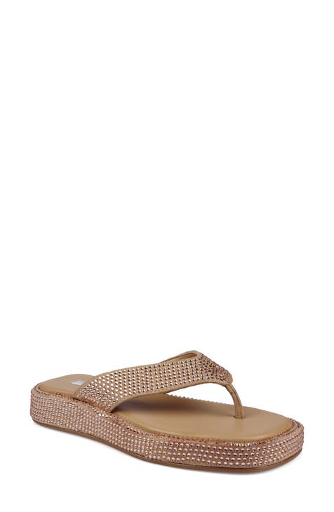 Women s Flip Flop Nude Heels Nordstrom