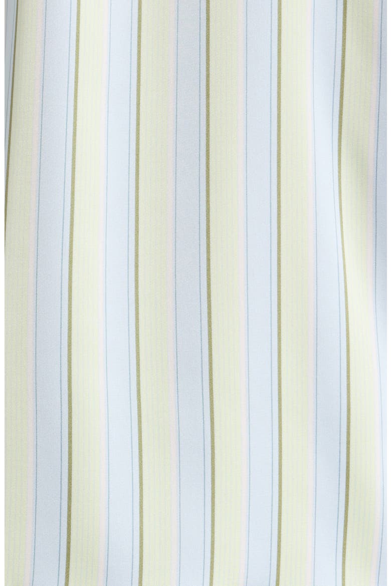Boxy Everyday Satin Pajamas, Alternate, color, BLUE- GREEN CHARLIE STRIPE