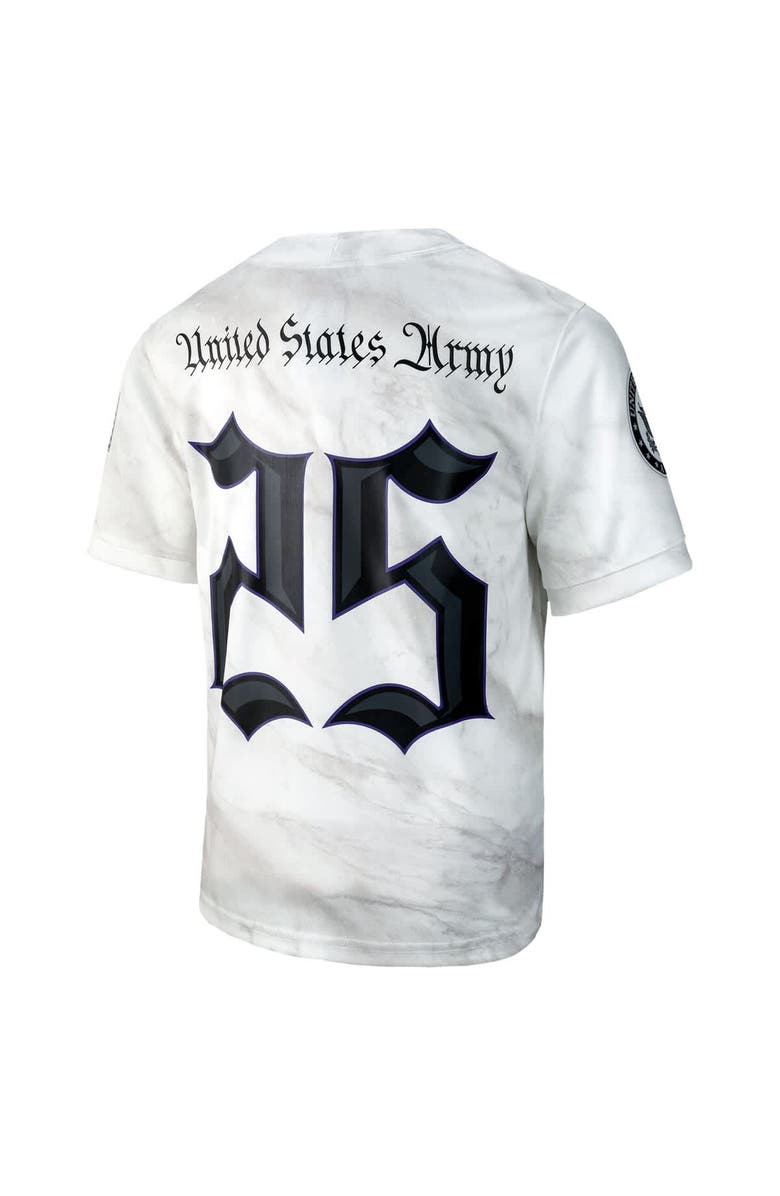 Nike Youth Nike #25 White Army Black Knights Army 250 Collection Replica Game Jersey, Alternate, color, White