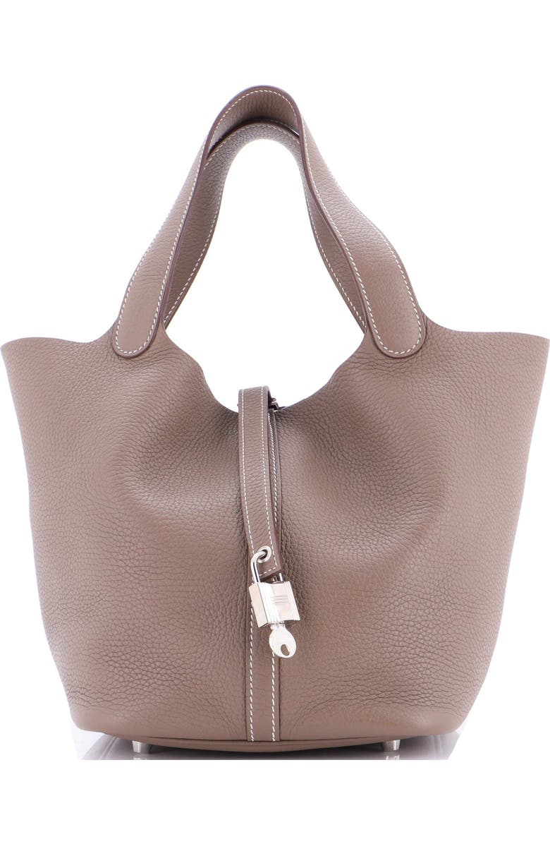 Pre-Owned Hermes Picotin Lock Bag Clemence MM, Main, color,