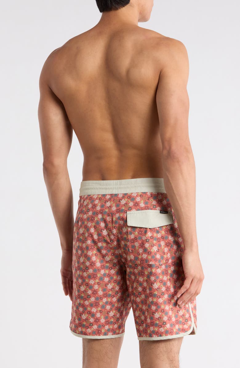 O'Neill Cruzer Scallop Swim Trunks, Alternate, color, Ginger Spice