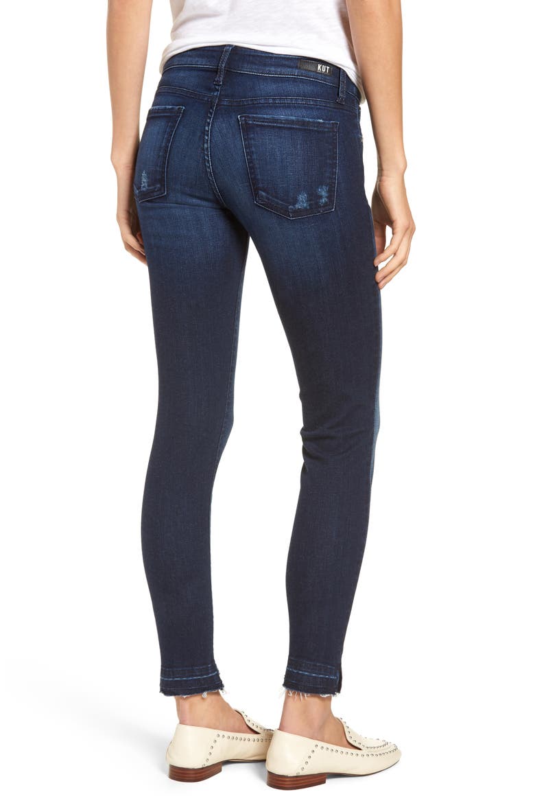 Donna Release Hem Skinny Ankle Jeans, Alternate, color, CIVILITY