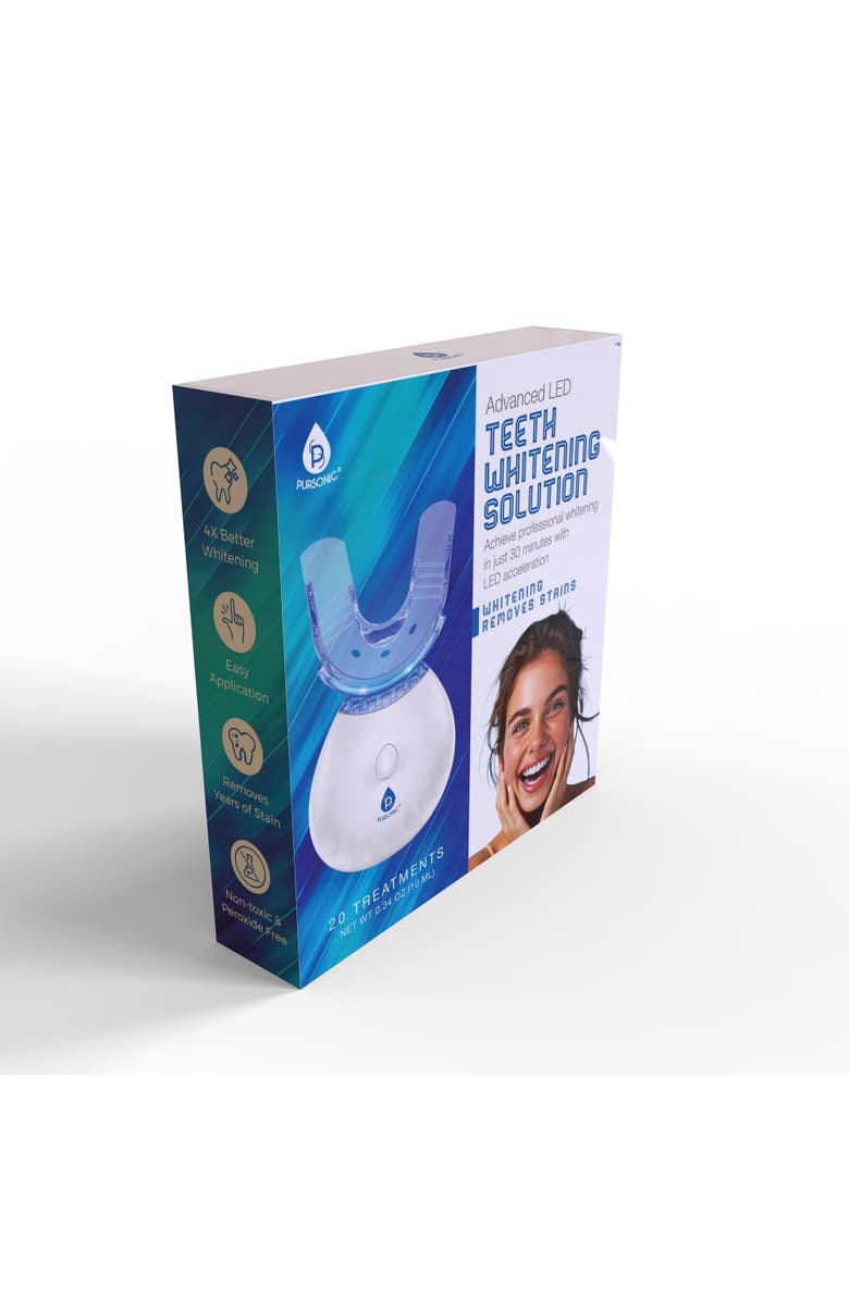 PURSONIC Advanced LED Teeth Whitening Solution, Alternate, color, White