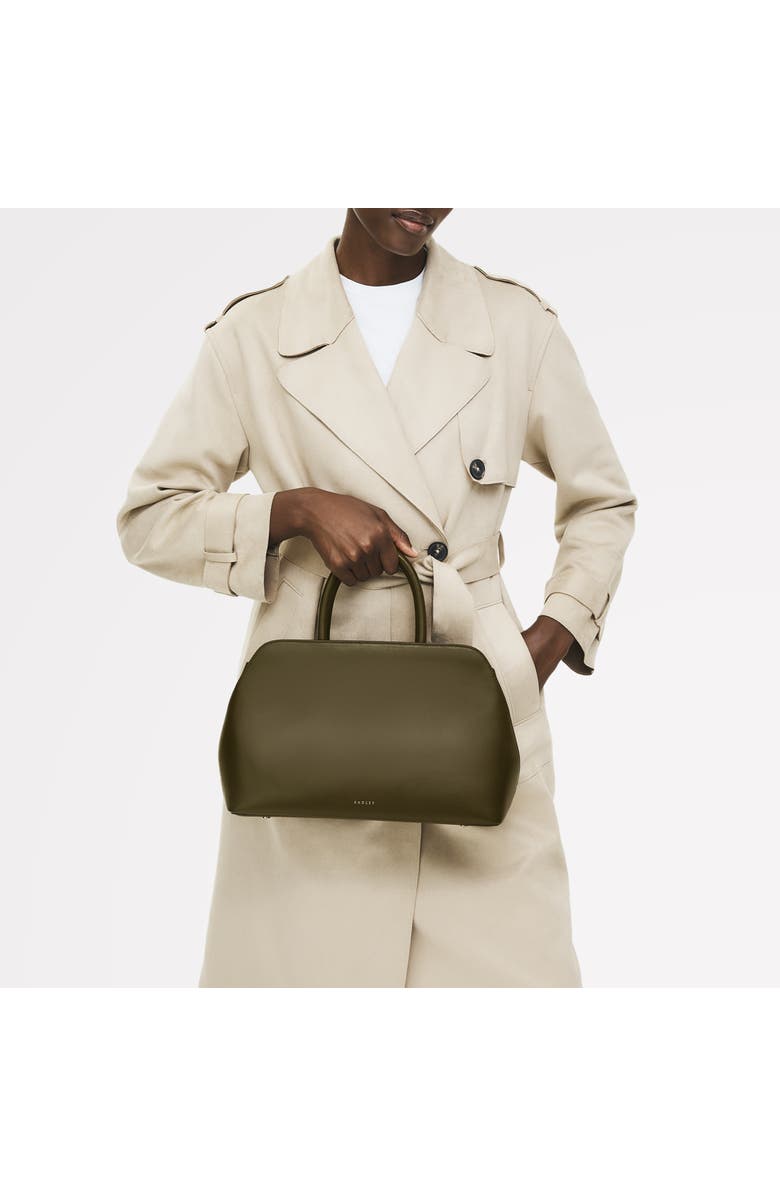 Radley Liverpool Street Medium Ziptop Satchel Bag, Alternate, color, Pine Needle