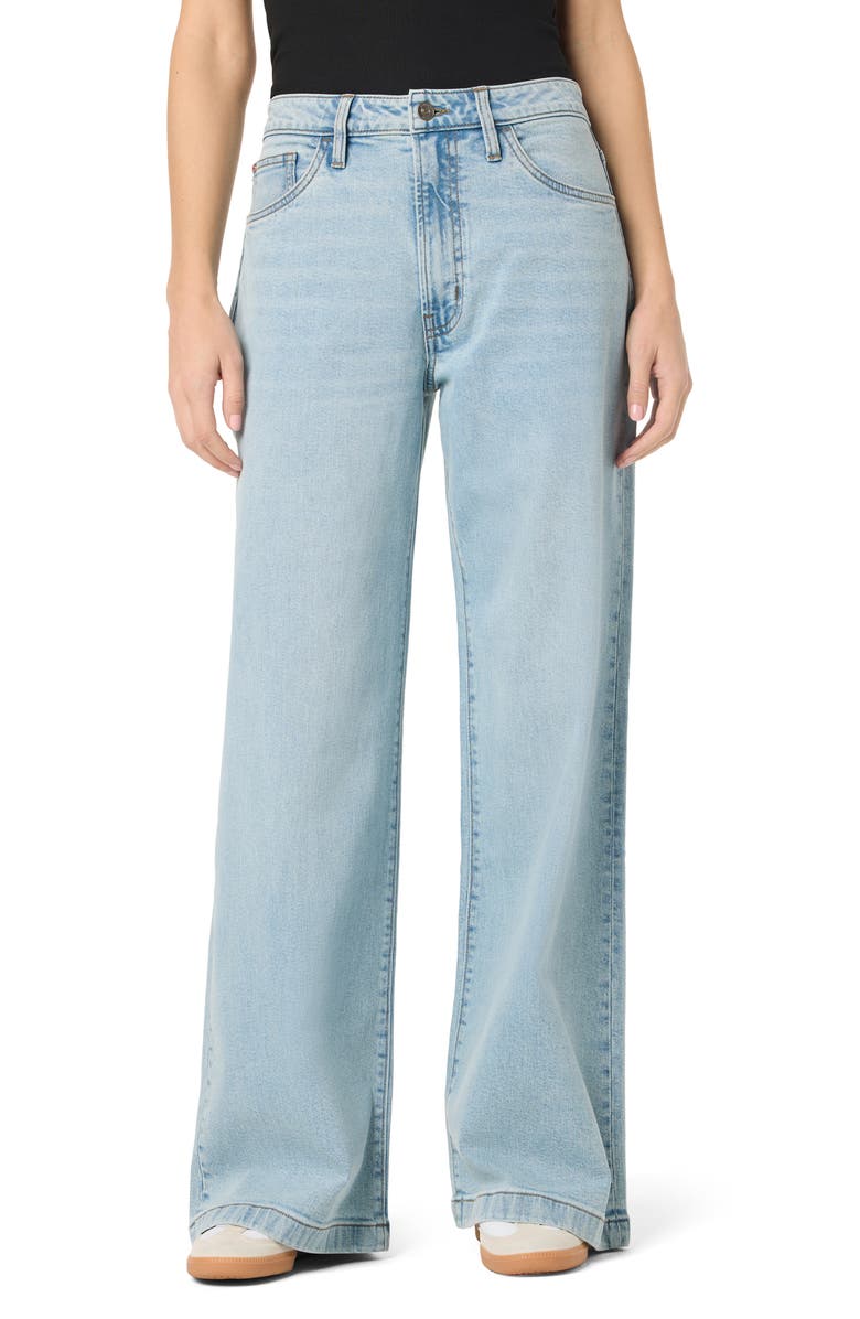 Hudson Jeans Jolene High Waist Wide Leg Jeans, Main, color, Whip Smart