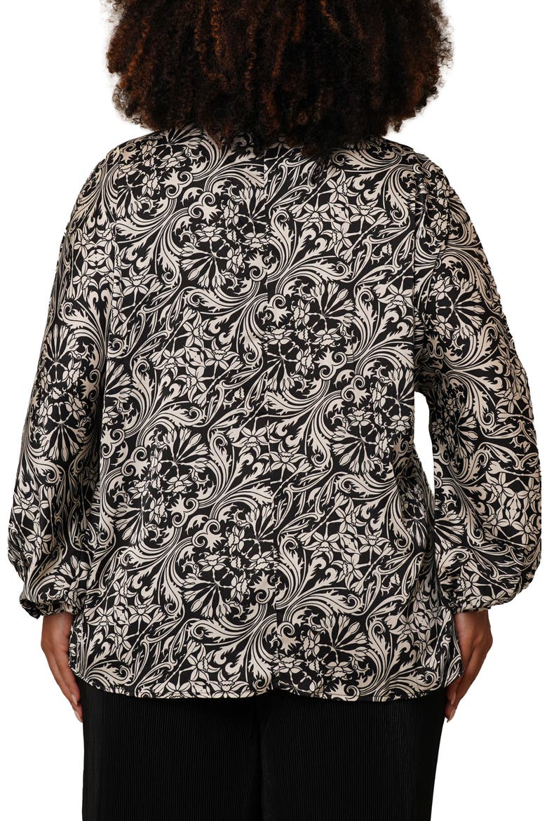 Floral Button-Up Shirt, Alternate, color, TRINITY REVERSE