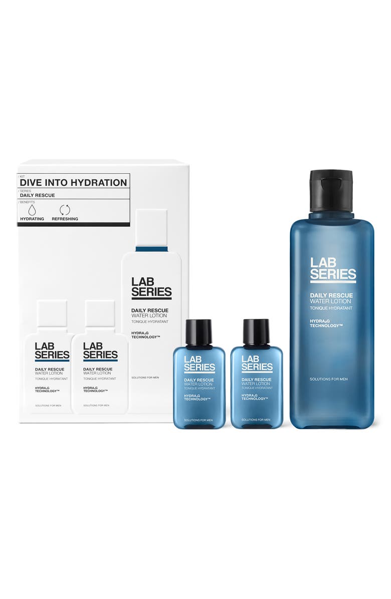 Lab Series Skincare for Men Dive Into Hydration Set USD $57 Value, Main, color, 