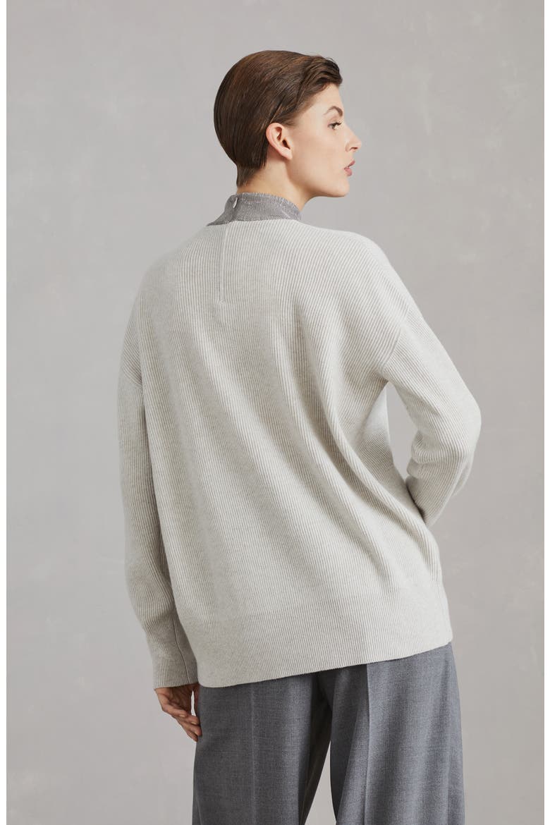 Cashmere sweater, Alternate, color, Pearl Grey