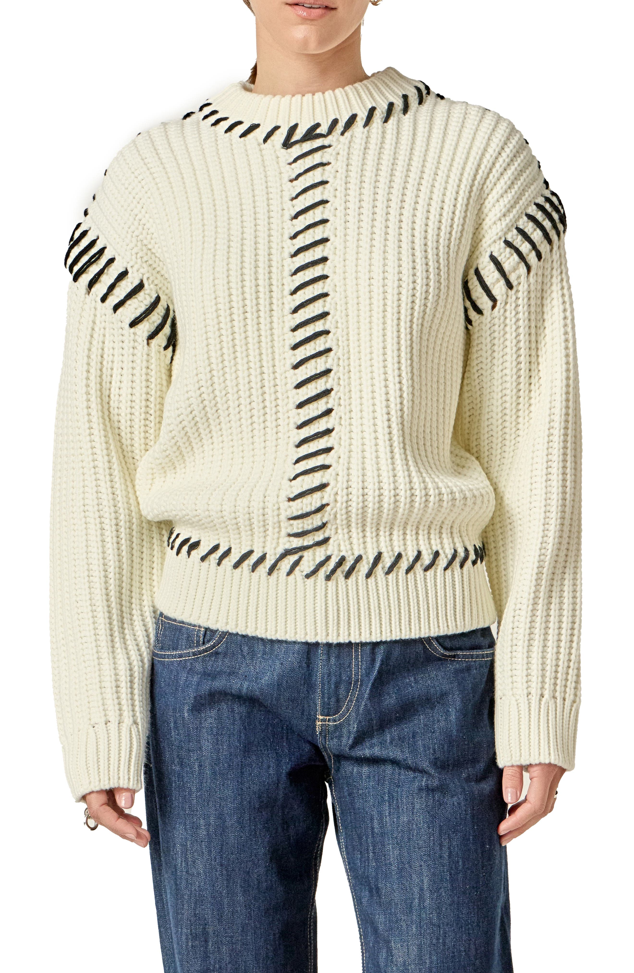 selected CREAM/ BLACK