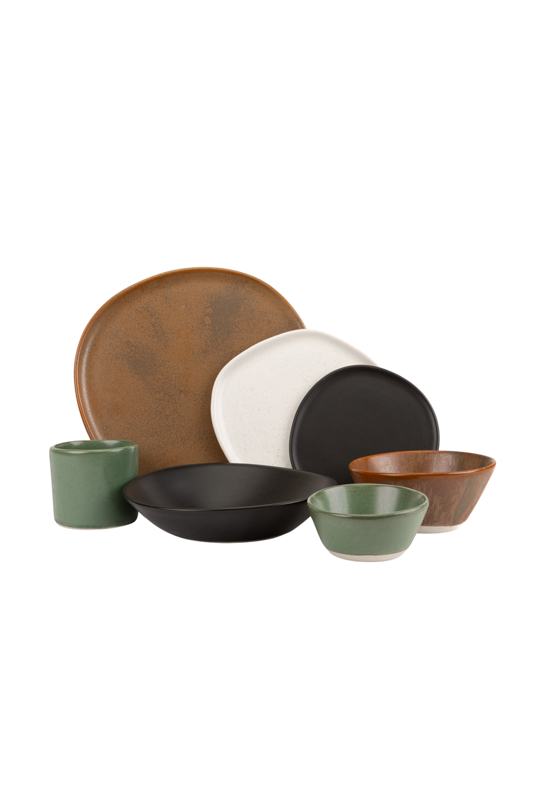 Ripple Dinner Setting Set, Main, color, Piedmont / 7 Piece