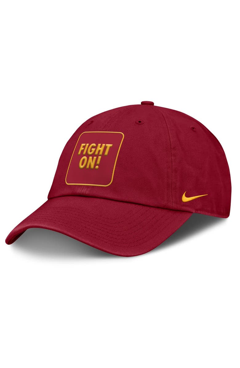 Nike Men's Nike Cardinal USC Trojans Local Club Adjustable Hat, Main, color, Cardinal