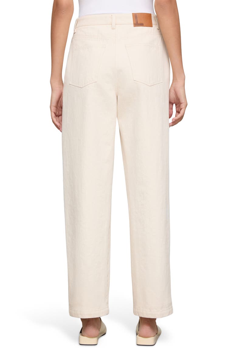Kent Barrel Leg Jeans, Alternate, color, WASHED ECRU