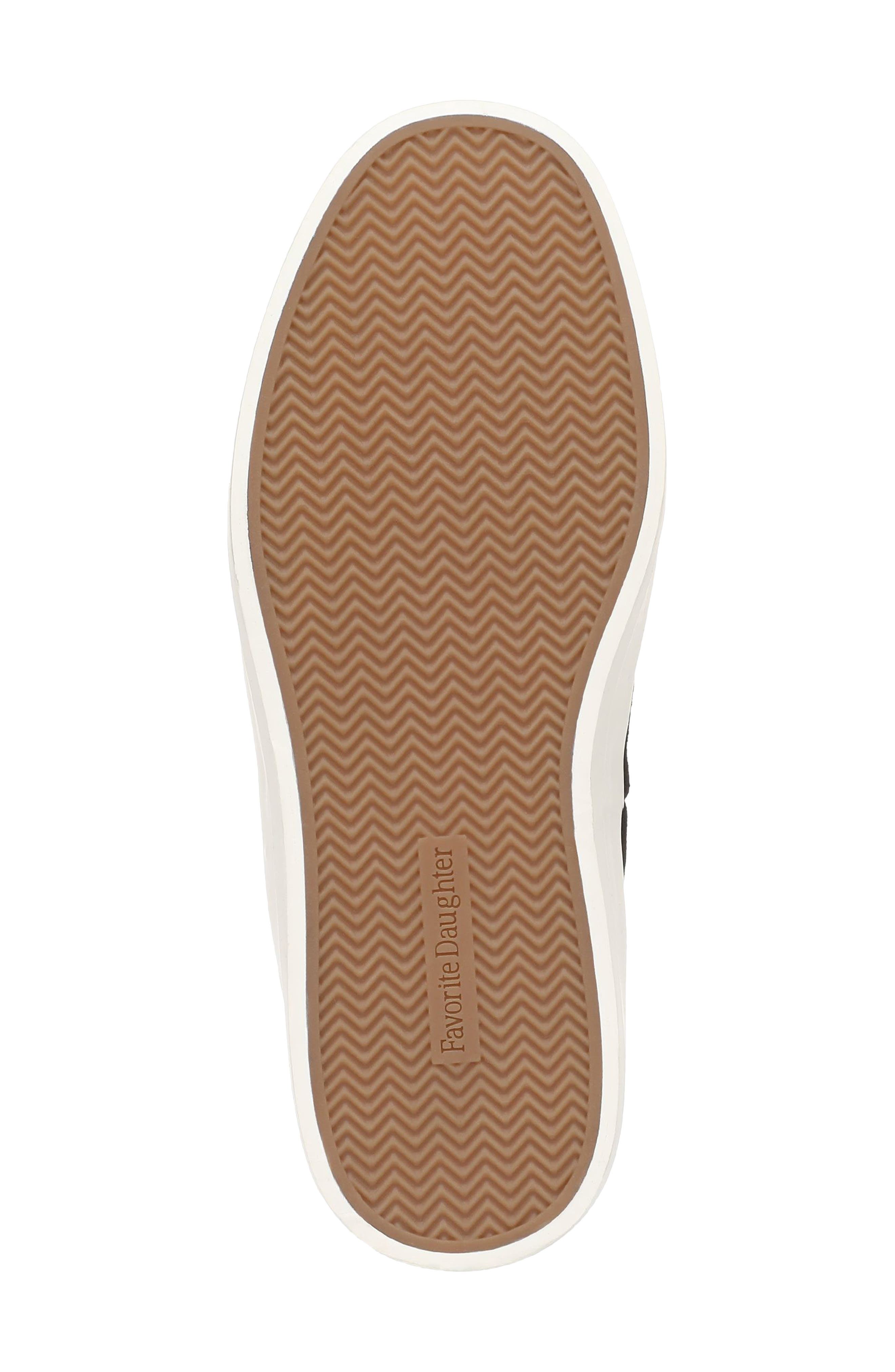 Favorite Daughter Iris Genuine Shearling Lined Slip-On Sneaker, Alternate, color, Black