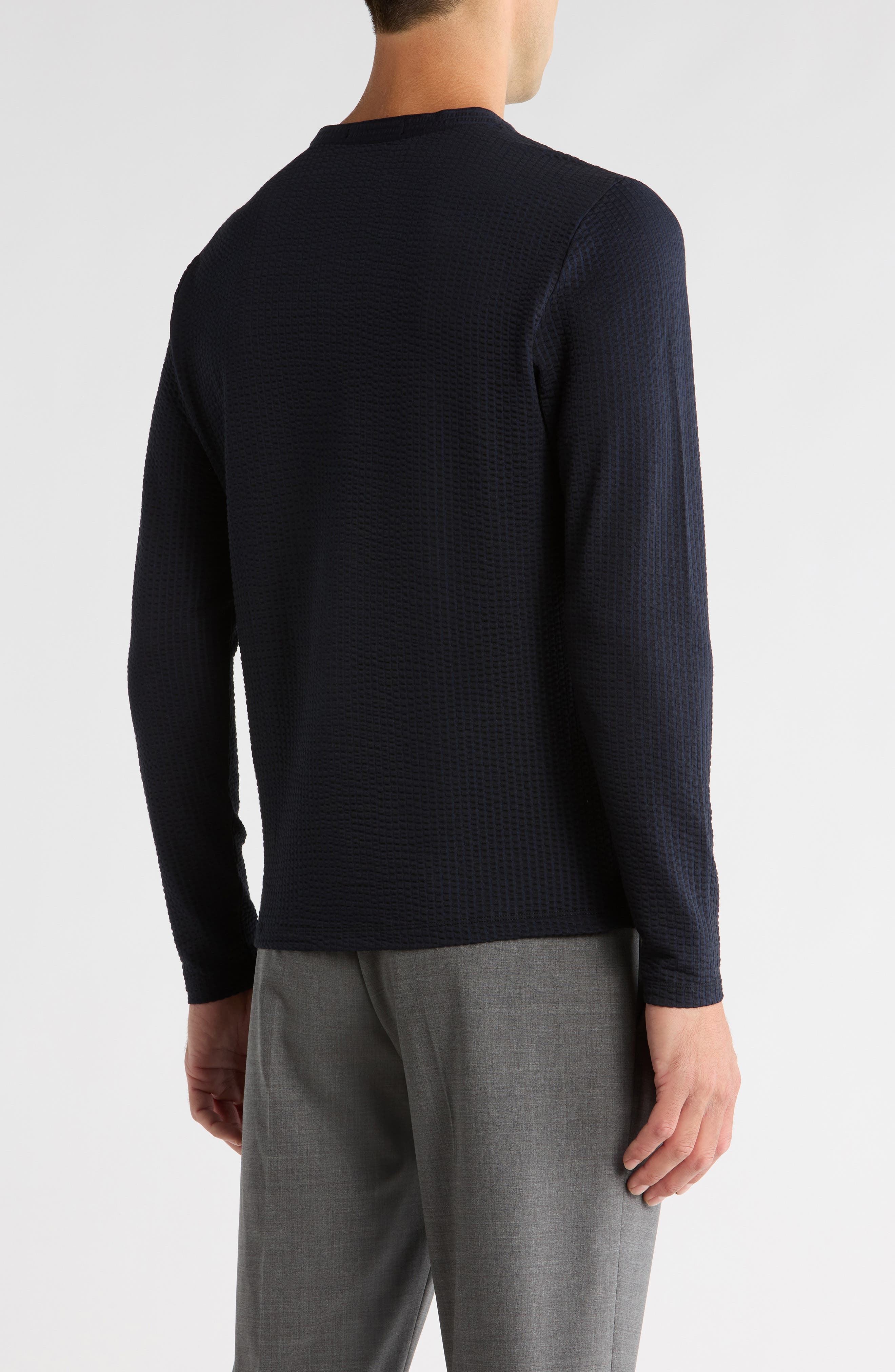 Jeffrey Y-Neck Henley Top - image 4