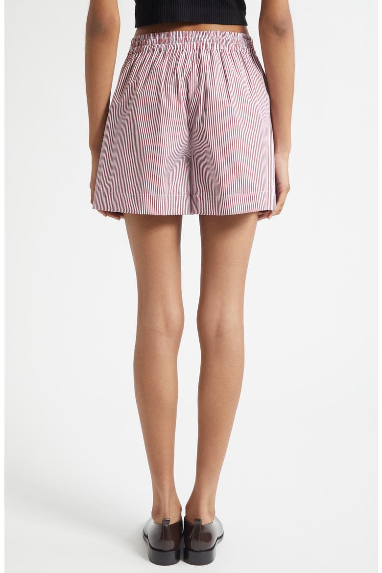 Deconstructed Double Waistband Shorts, Alternate, color, BURGUNDY