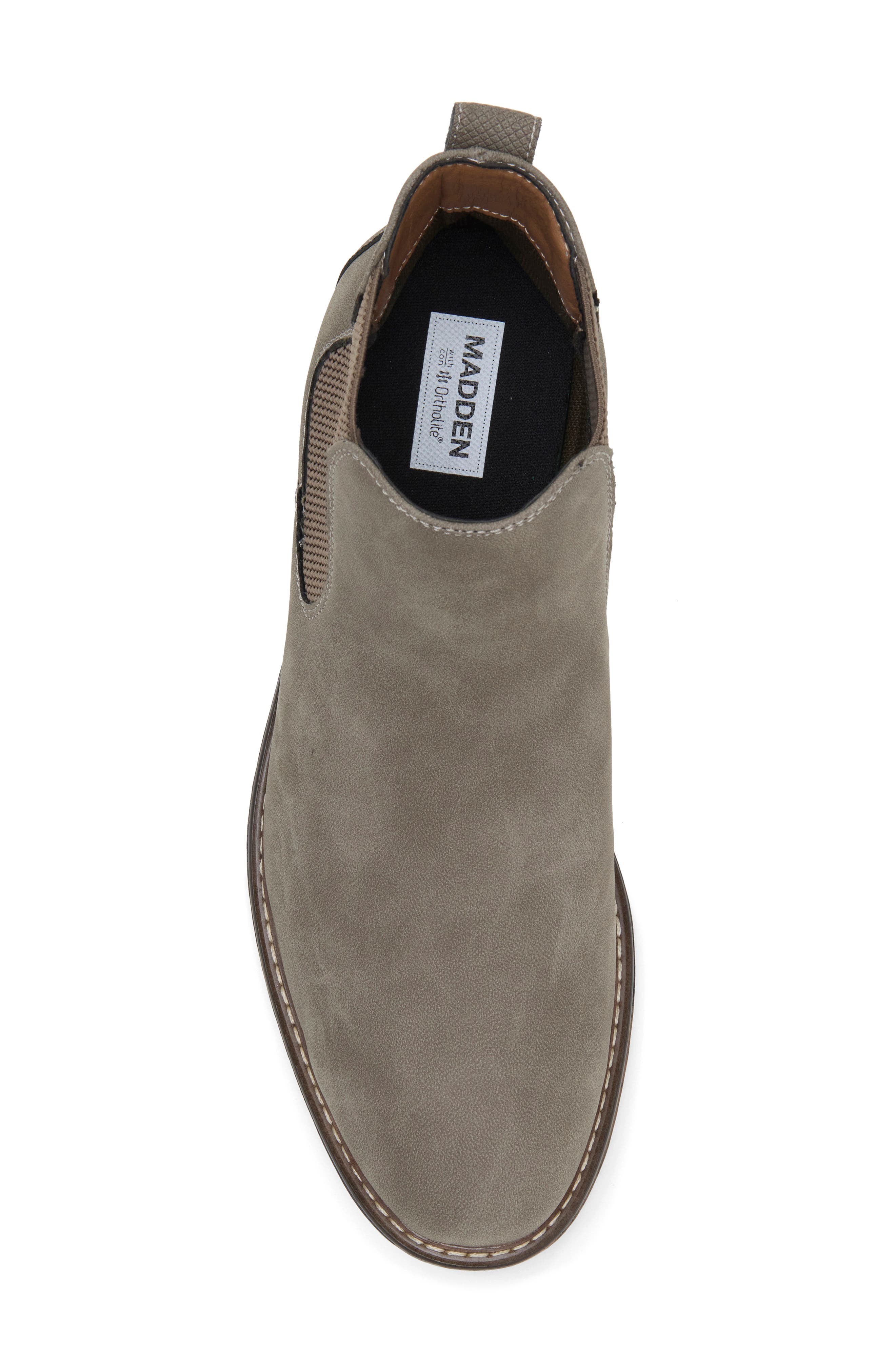 Gandol Faux Leather Chelsea Boot, Alternate, color, GREY DISTRESSED