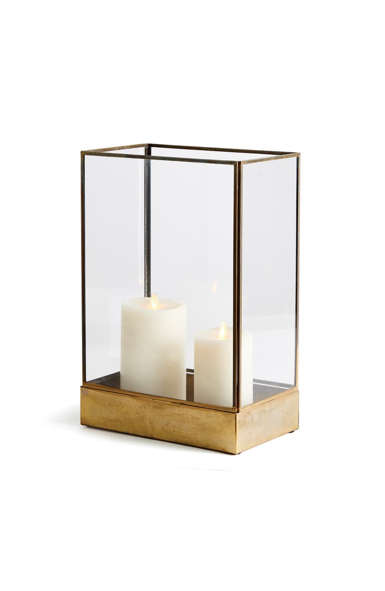 Napa Home & Garden Cottage Hurricane Large, Main, color, Gold