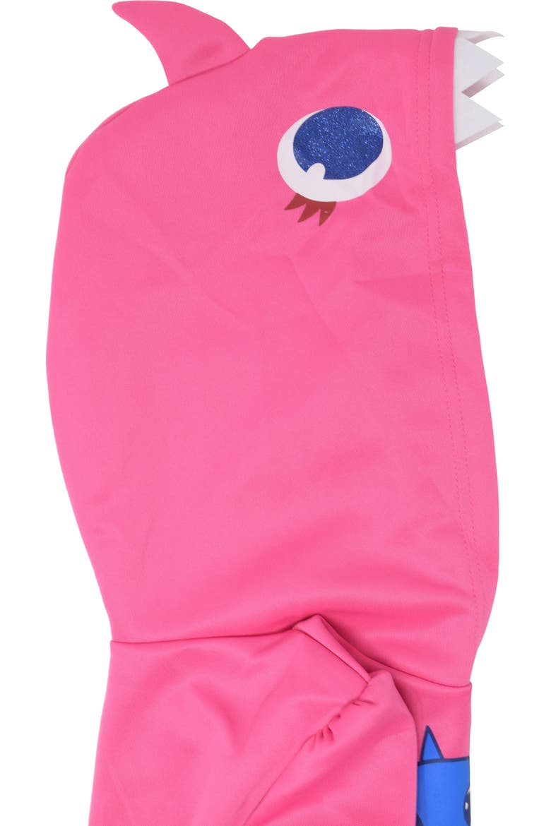 Baby Shark Hooded Tutu Dress, Alternate, color, Mommy Shark Pink