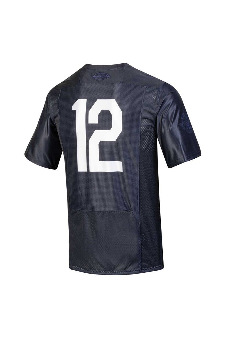Men's Under Armour #12 Navy Navy Midshipmen Silent Service Replica Football Jersey, Alternate, color, Navy