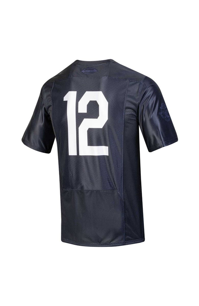 Under Armour Men's Under Armour #12 Navy Navy Midshipmen Silent Service Replica Football Jersey, Alternate, color,