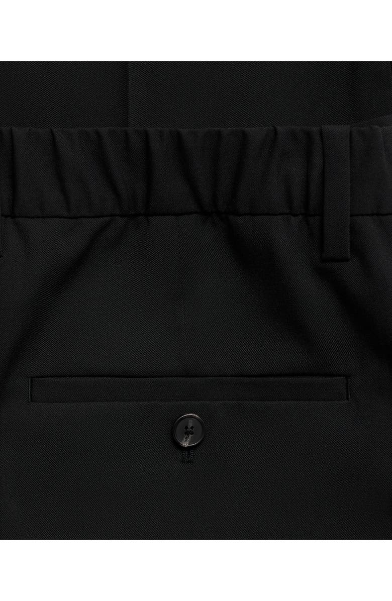 MANGO Bologna Slim Fit Stretch Pants, Alternate, color, Black