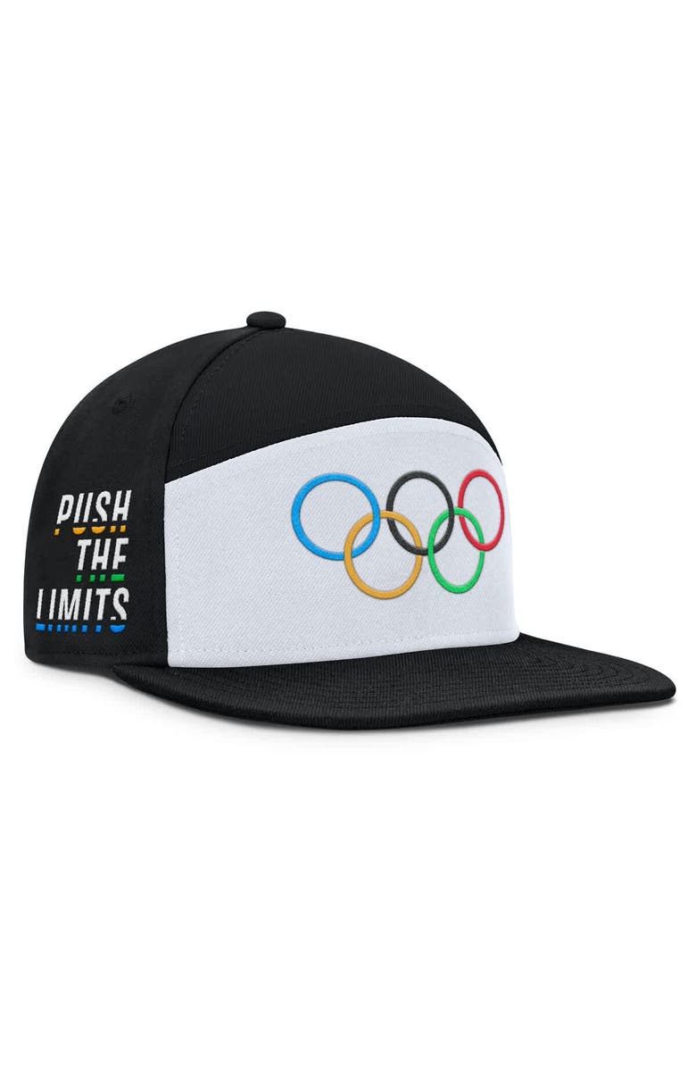 FANATICS Men's Fanatics Black/White Olympic Games Ceremony Adjustable Hat, Main, color, Black