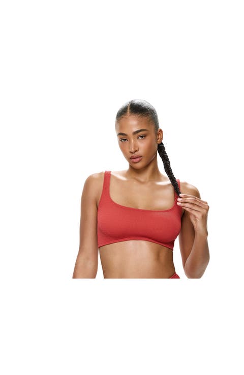 Tubular Square Neck Bikini Top
