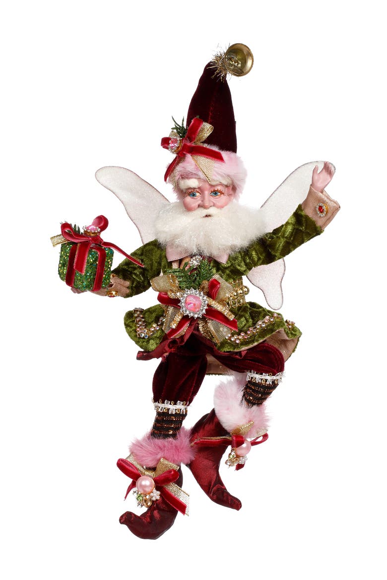 Magic of Christmas Fairy, Small, Main, color, Burgundy