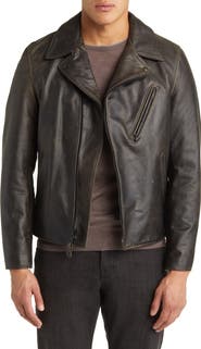 Schott NYC Cowhide Leather Moto Jacket