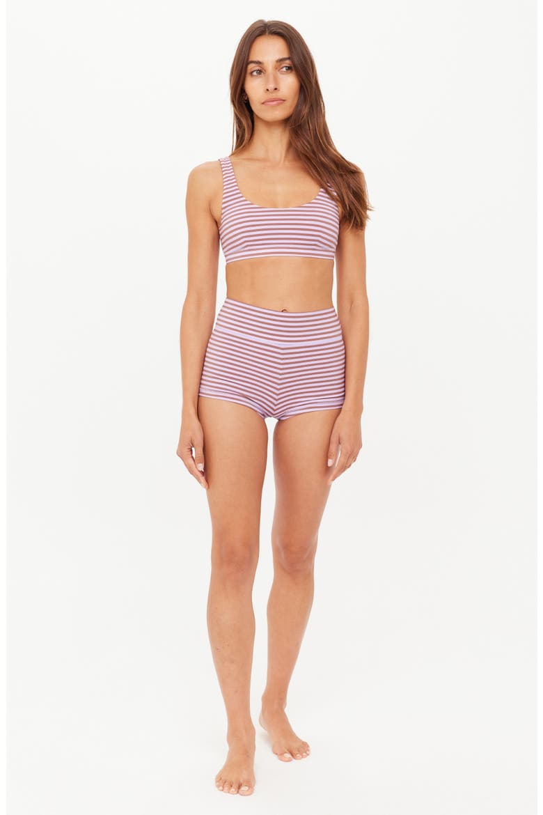Miami Jasmine Scoop Neck Sports Bra, Alternate, color, STRIPE