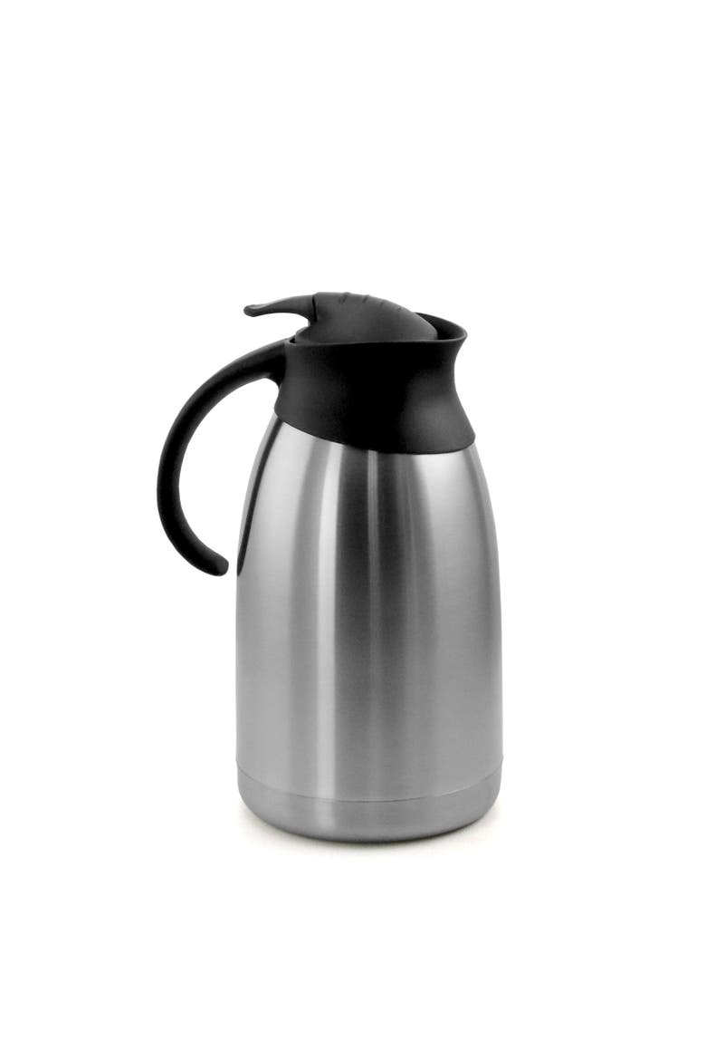 2.11 Quart Stainless Steel Thermal Beverage Carafe for Coffee and Tea, Main, color, Silver
