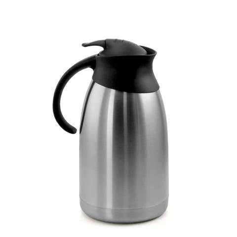 2.11 Quart Stainless Steel Thermal Beverage Carafe for Coffee and Tea