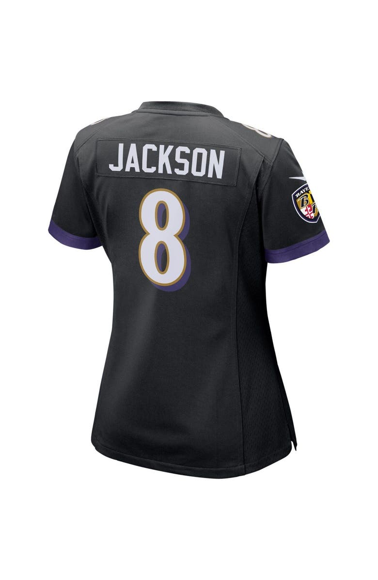 Nike Women's Nike Lamar Jackson Black Baltimore Ravens Game Jersey, Alternate, color, 