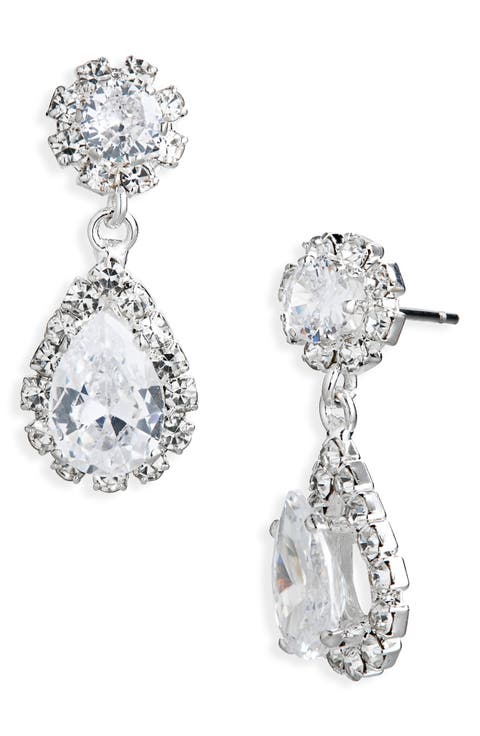 Crystal Drop Earrings