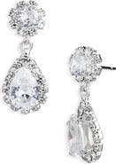 Cara Crystal Drop Earrings