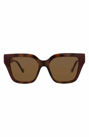 Gucci 54mm Rectangular Sunglasses