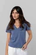 LEISURE LAB Supima V-Neck